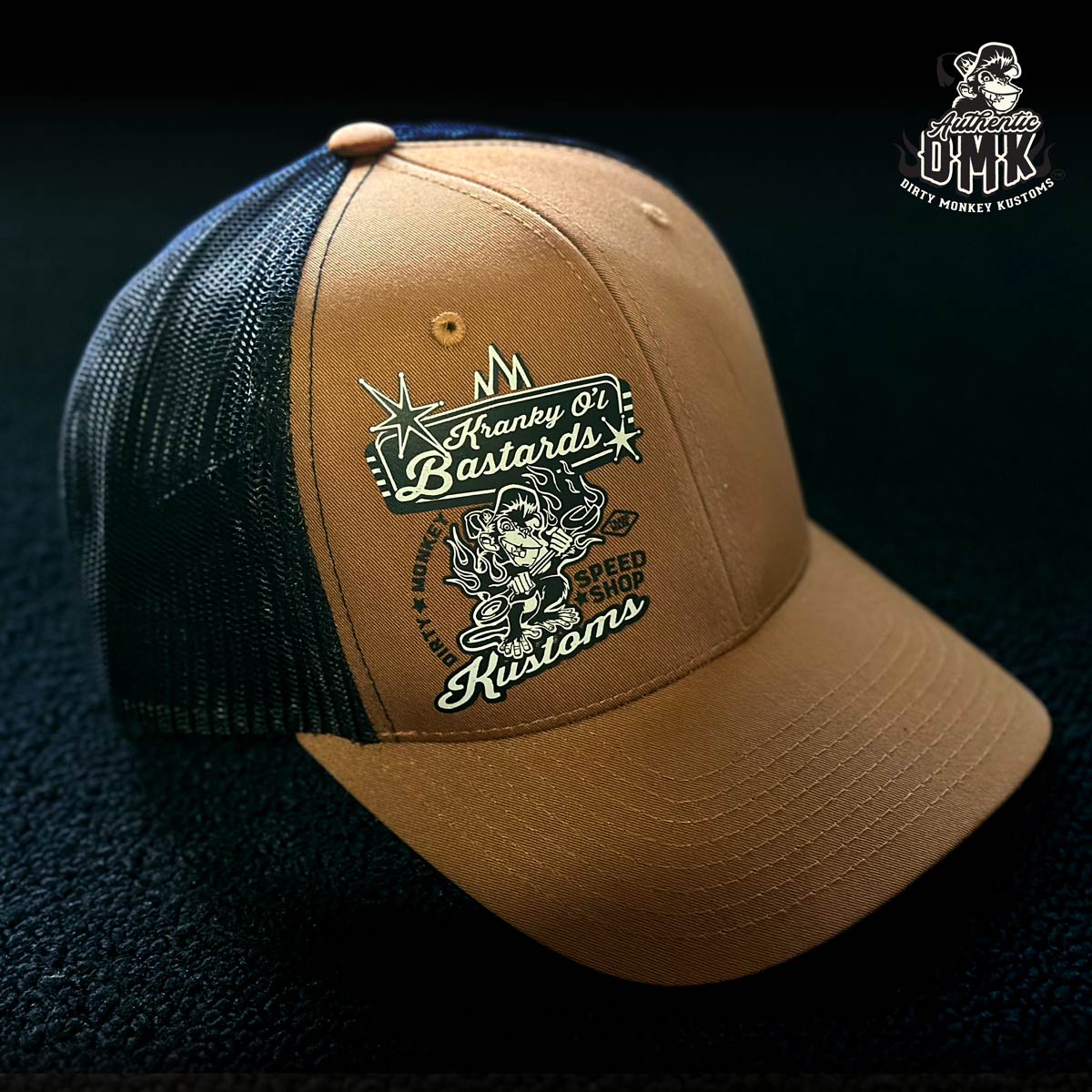 Kranky Ol Bastards Kustoms - Speed Shop Caramel Color Hat