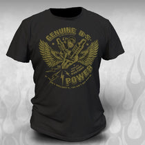 "BS Spark Plugs" vintage GearHead hot rodder t shirt - Dirty Monkey Kustoms CDN GearHead Apparel - Canada