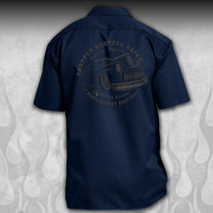 Chopped '49 Merc GearHead Mechanic Shirt Limited Edition - Dirty Monkey Kustoms CDN GearHead Apparel - Canada