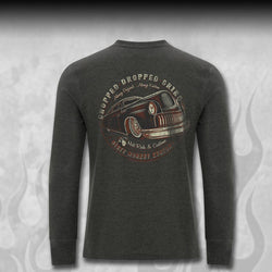 Chopped '49 Merc Hot Rod Long Sleeve Shirt - Dirty Monkey Kustoms CDN GearHead Apparel - Canada