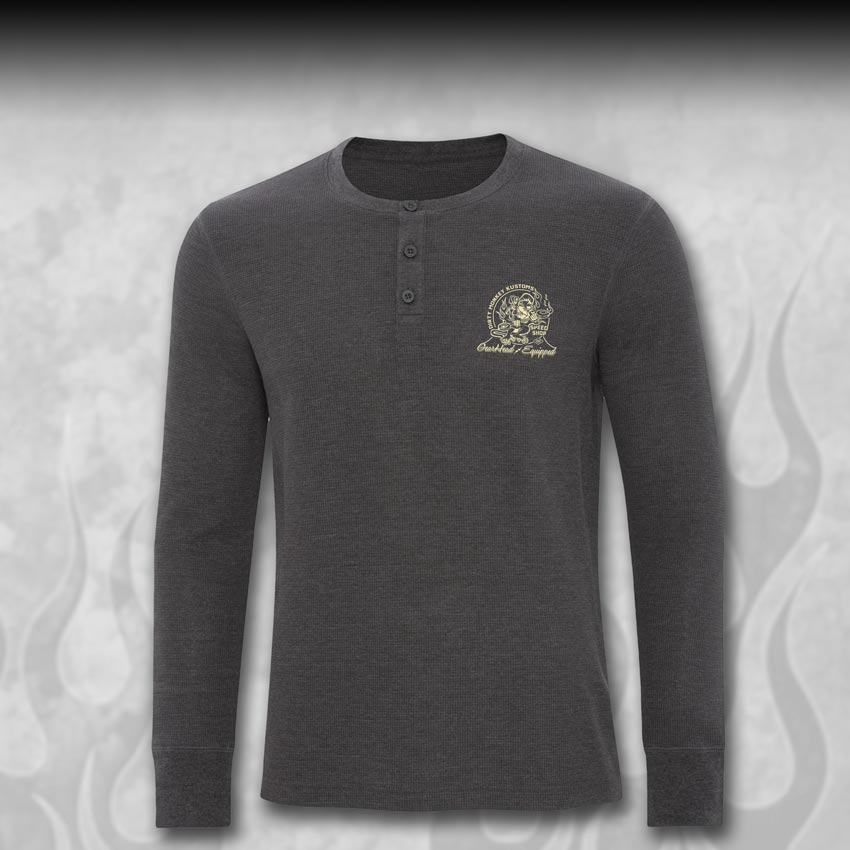 Chopped '49 Merc Hot Rod Long Sleeve Shirt - Dirty Monkey Kustoms CDN GearHead Apparel - Canada