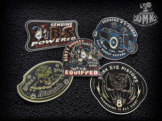 GearHead - Tool Box Sticker 5 PACK v2 - Dirty Monkey Kustoms CDN GearHead Apparel - Canada