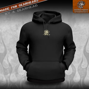 "Johnny Bondo" Hot Rodders Hoodie - Dirty Monkey Kustoms CDN GearHead Apparel - Canada