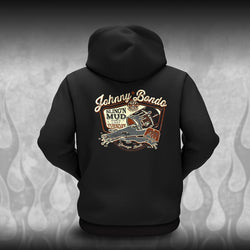 "Johnny Bondo" Hot Rodders Hoodie - Dirty Monkey Kustoms CDN GearHead Apparel - Canada