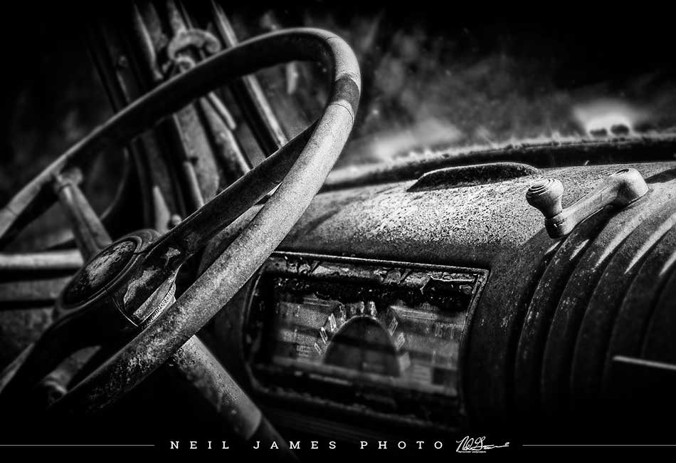 "Just Buff That Out" 1940 Chevy Truck photo print - Dirty Monkey Kustoms CDN GearHead Apparel - Canada