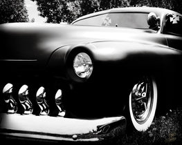 "Love Me A Mercury" Hot Rod photo poster print - Dirty Monkey Kustoms CDN GearHead Apparel - Canada