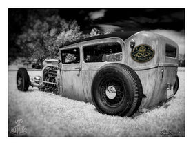 "Low Boy" original Hot Rod photo poster print - Dirty Monkey Kustoms CDN GearHead Apparel - Canada