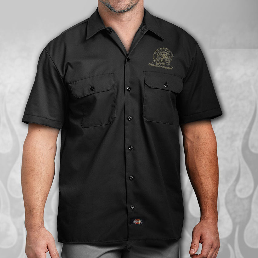 Monkey Grip Cheater Slicks hot rod mechanic shirt - Dirty Monkey Kustoms CDN GearHead Apparel - Canada