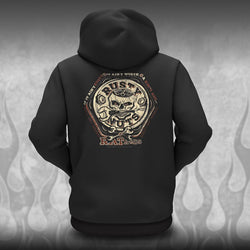 Rusty Nuts Rat Rod Hoodie - Dirty Monkey Kustoms CDN GearHead Apparel - Canada