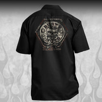 Rusty Nuts Rat Rodder work shirt - Dirty Monkey Kustoms CDN GearHead Apparel - Canada