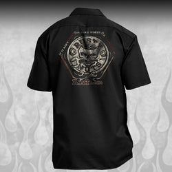 Rusty Nuts Rat Rodder work shirt - Dirty Monkey Kustoms CDN GearHead Apparel - Canada